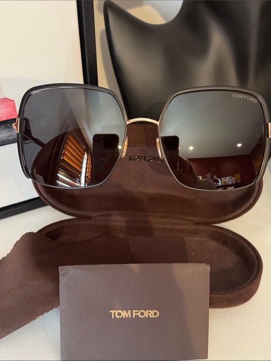 Tom Ford Accessories - Tom Ford Matte Black/Smoke Frames with Gray Gradient Lenses Sunglasses